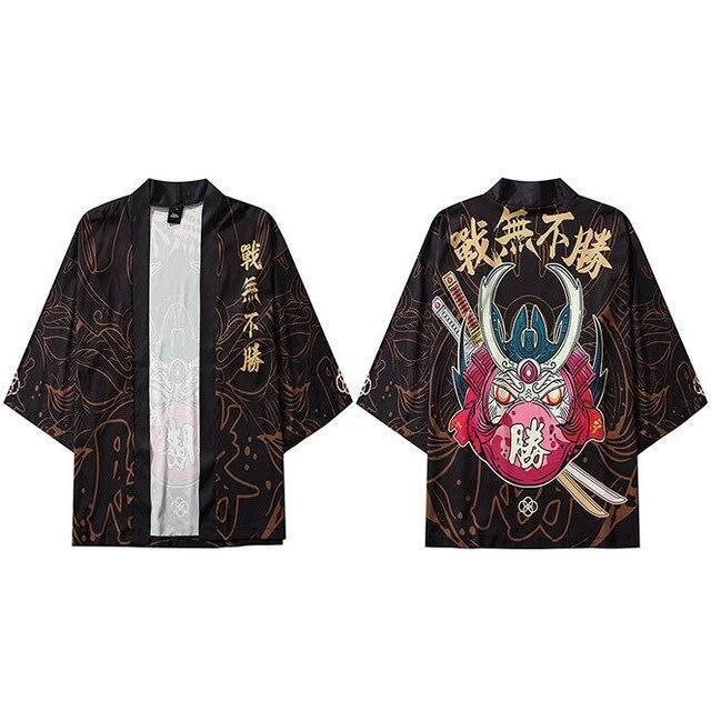 Japanese Lifestyle - Kimono Haori Pria Gaya Jepang, Cardigan