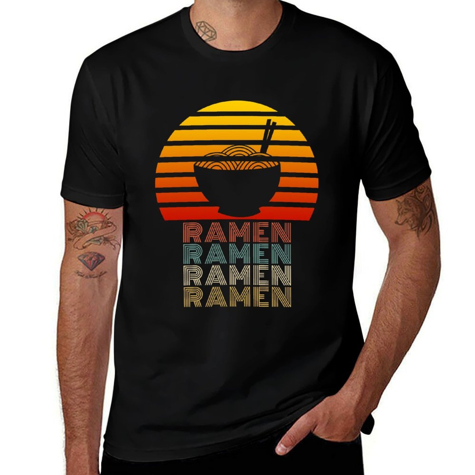 Japanese Daily Lifestyle - Ramen Life Kaos Gaya Retro Vintage