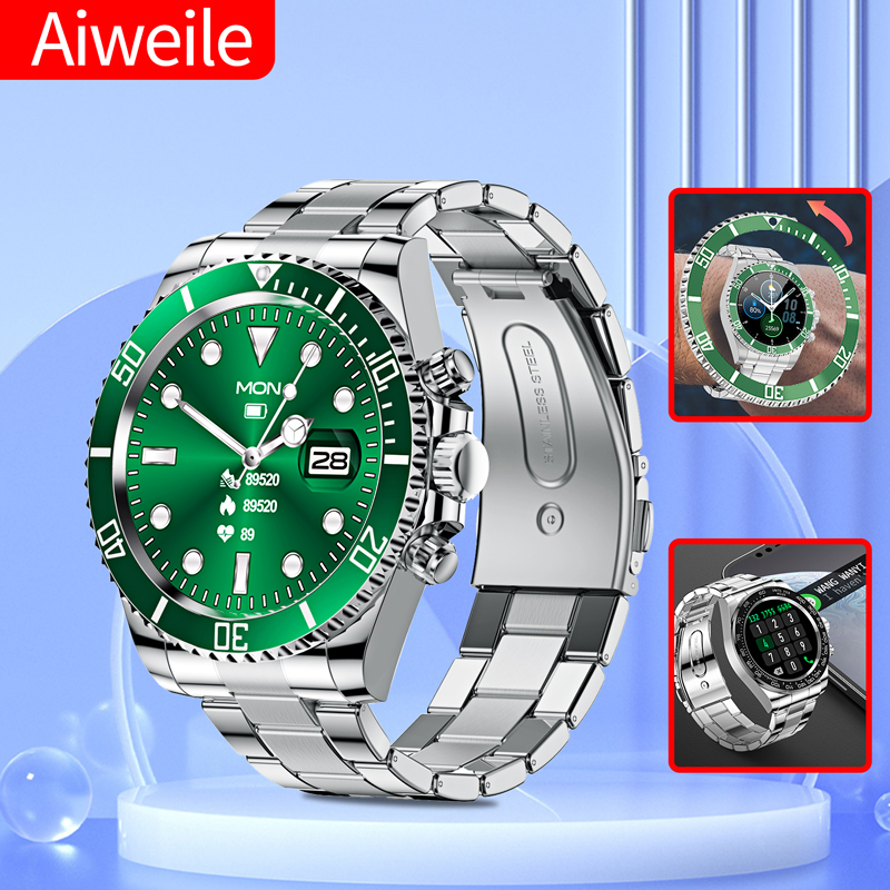 Japanese Luxury Lifestyle - Aiweile AW12 jam tangan pintar pria,