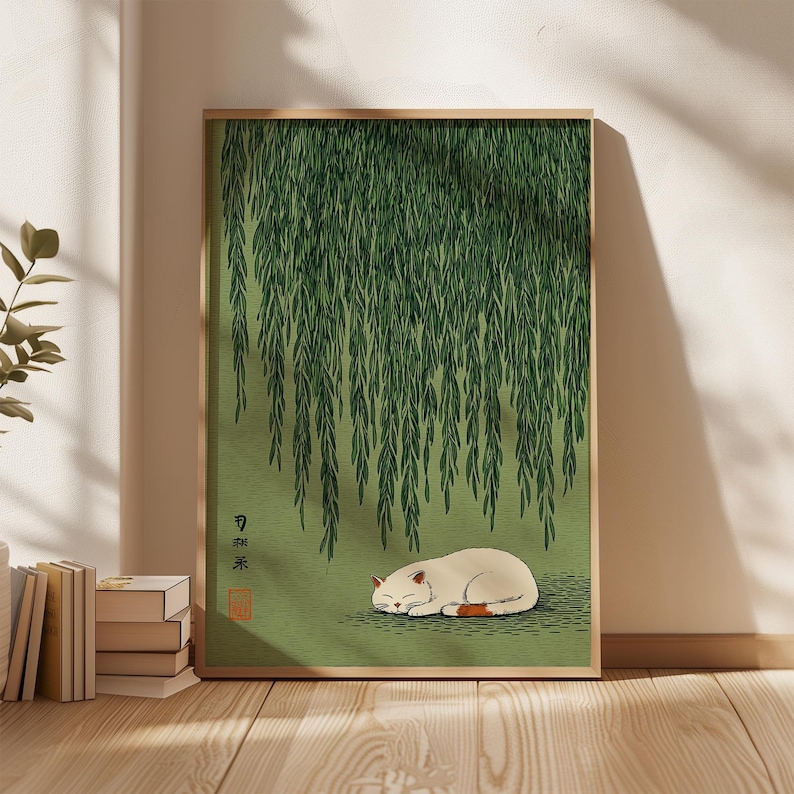 1 Buah Poster Kucing Jepang Di - Japanese Lifestyle ulasan dan harga