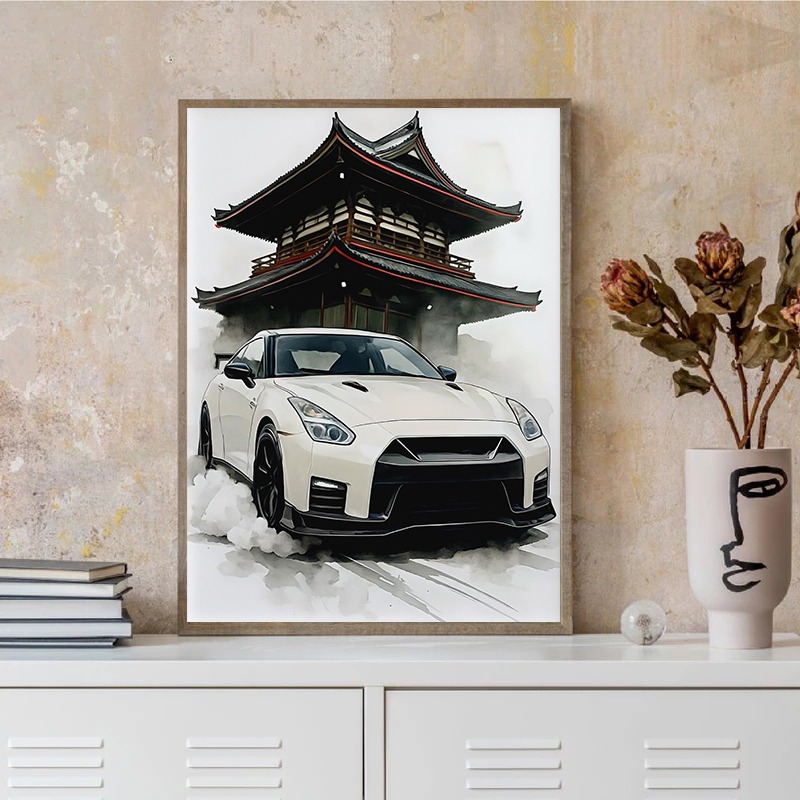 Poster Seni Dinding Supercar G - Japanese Luxury Lifestyle ulasan dan harga