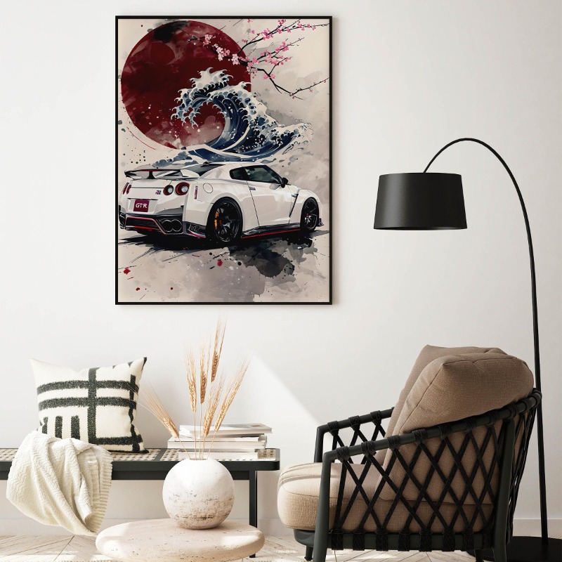 Poster Seni Dinding Supercar G - Japanese Luxury Lifestyle ulasan dan harga
