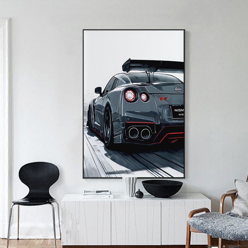 Poster Seni Dinding Supercar G - Japanese Luxury Lifestyle ulasan dan harga