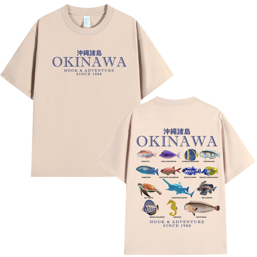Kaus Ikan Laut Okinawa Kaus Le - Japanese Women Lifestyle ulasan dan harga