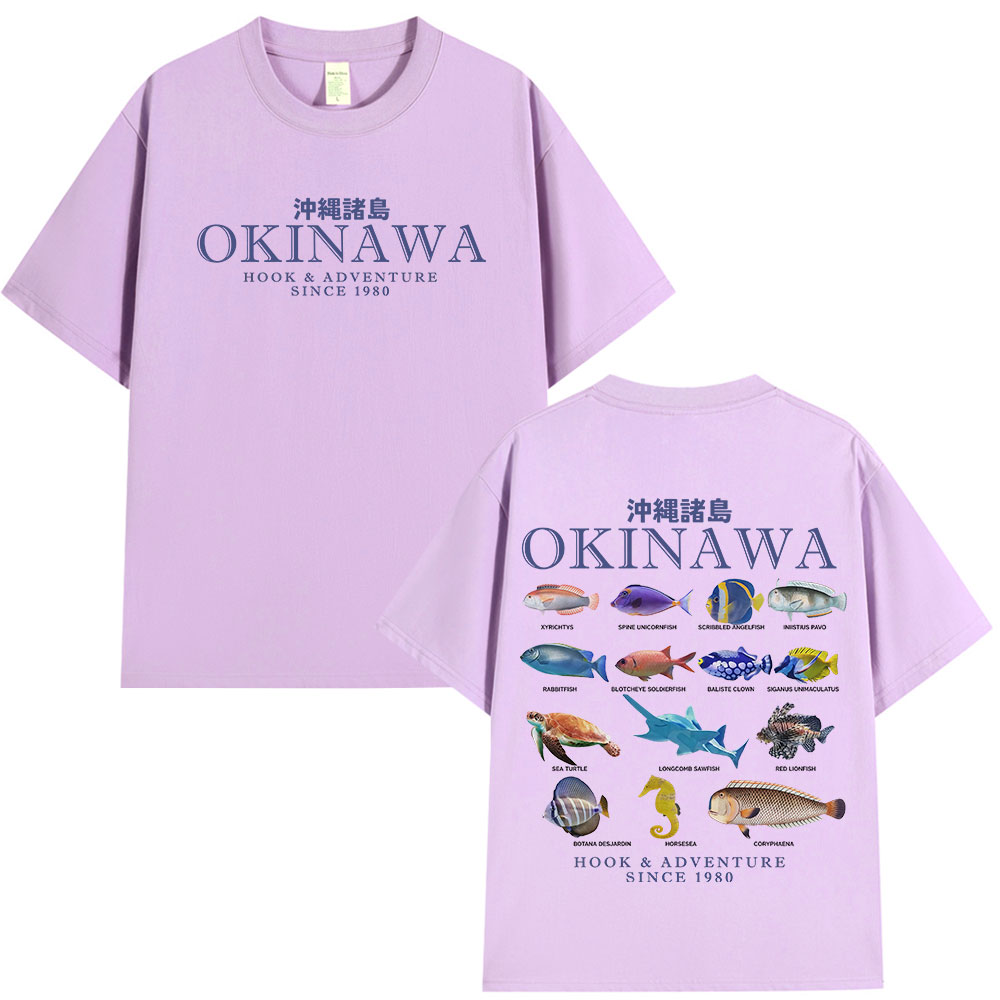 Kaus Ikan Laut Okinawa Kaus Le - Japanese Women Lifestyle ulasan dan harga