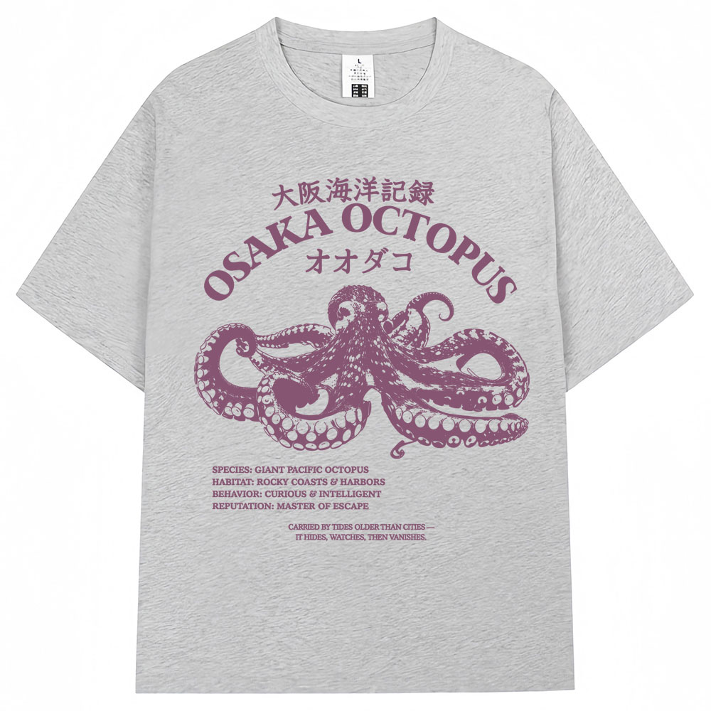 Kaos Gaya Jepang Osaka Octopus - Japanese Women Lifestyle ulasan dan harga