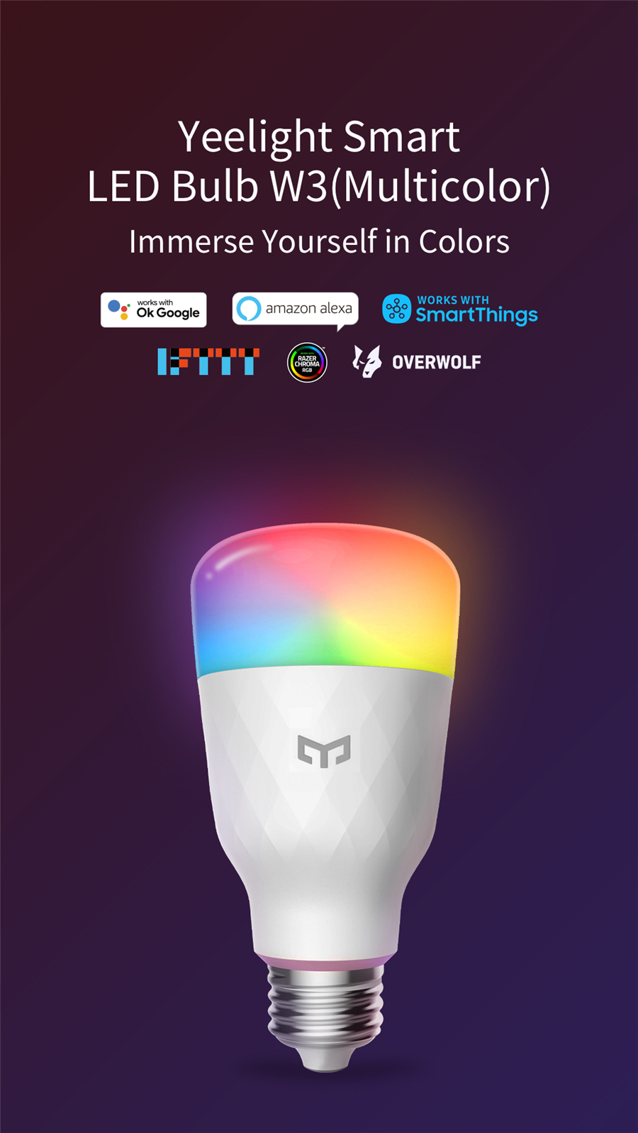 Yeelight Bohlam LED Pintar W3  - Yeelight Light Smart Bulb ulasan dan harga
